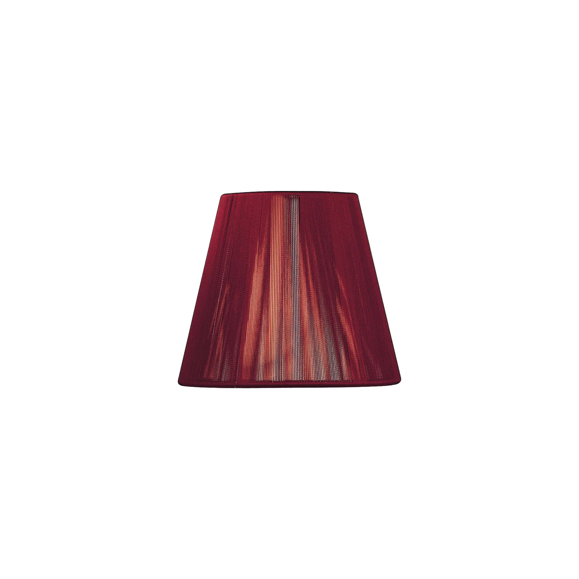 MS004  Silk String 13cm Clip-On Shade Red Wine